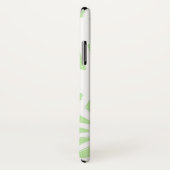 Apfelgrün geometrisches Muster Case-Mate iPhone Hülle (Hinten/Rechts)