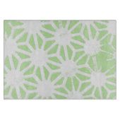 Apfelgrün geometrisches Muster Schneidebrett (Vorderseite)