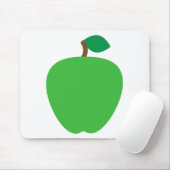 Apfelgrün Mousepad (Mit Mouse)