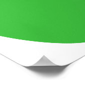 Apfelgrün Poster (Ecke)