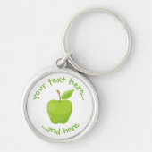 Apfelgrün Schlüsselanhänger (Vorne)