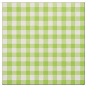 Apfelgrün und antiken Weißen Gingham Stoff (Muster)