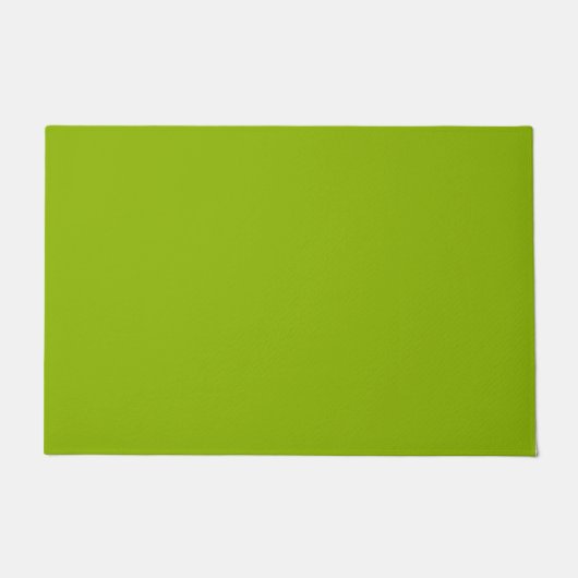 Apfelgrün (Vollfarbe) Fußmatte (Vorderseite)
