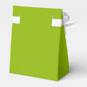 Apfelgrün (Vollfarbe) Geschenkschachtel (Rückseite)
