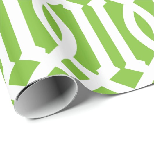 Apfelgrüne Geschenk-Verpackung des Gitter-| Geschenkpapier (Rolleneckpunkt)