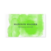 Apfelgrünes Aquarell