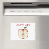 Apfelgrünes Blatt Obst Magnet (In Situ (Geschirrspüler))