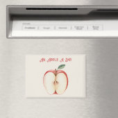 Apfelgrünes Blatt Obst Magnet (In Situ (Geschirrspüler))