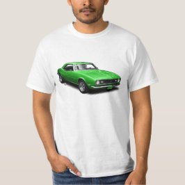 Apfelgrünes Camaro auf weißem T - Shirt