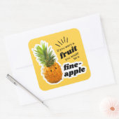 Apfelheber Quadratischer Aufkleber (Umschlag)