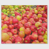 Äpfelhintergrund Geschenkpapier (Flach)