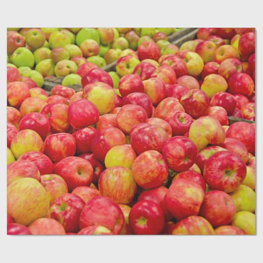 Äpfelhintergrund Geschenkpapier (Flach)