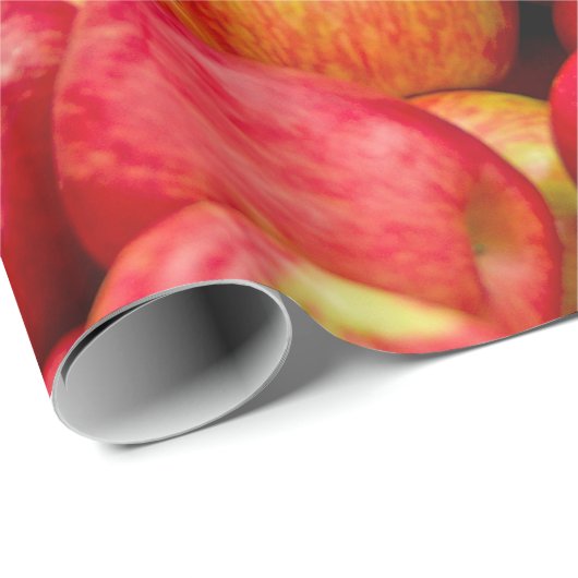 Äpfelhintergrund Geschenkpapier (Rolleneckpunkt)