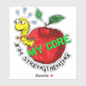 Apfelinvader Aufkleber (Blatt)