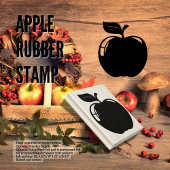 Apfelkautschuk-Briefmarke Gummistempel