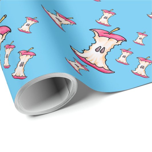 Apfelkern Geschenkpapier (Rolleneckpunkt)