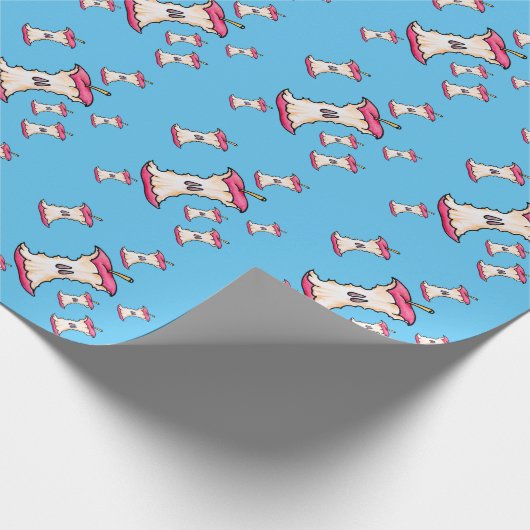 Apfelkern Geschenkpapier (Ecke)