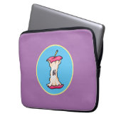 Apfelkern Laptopschutzhülle (Vorderseite Links)