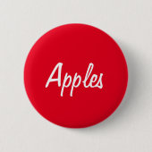 Äpfelknopf Button (Vorderseite)