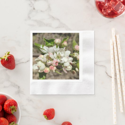 Apfelknospen Blume Serviette (Beispiel)