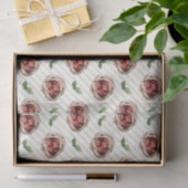 Apfelkörbe (Design 54 Gelb/orange Serie) Seidenpapier (Geschenk)