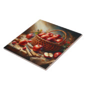 Äpfelkörbe, die noch lebendig bemalt sind fliese (Seite)