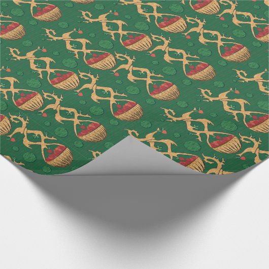 Apfelkörbe IV Geschenkpapier (Ecke)