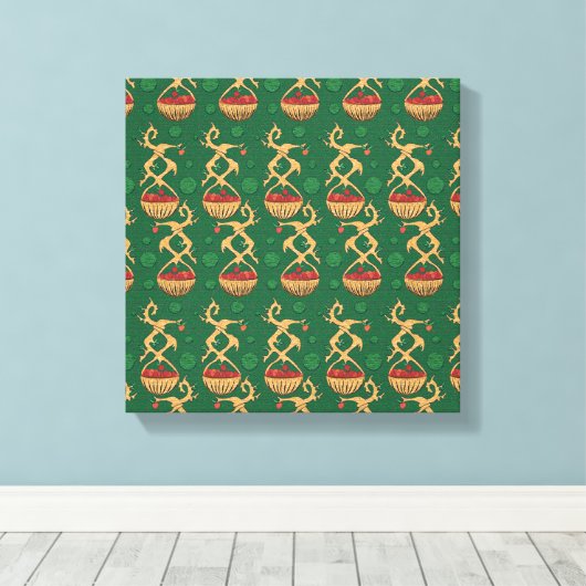 Apfelkörbe IV Leinwanddruck (Insitu (Holzboden))