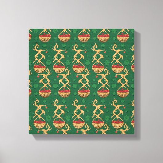 Apfelkörbe IV Leinwanddruck (Vorderseite)