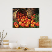 Äpfelkörbe, Kunstmalerei, Poster (Küche)