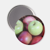 Apfelkörbe Magnet (Vorderseite/Rückseite)