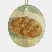 Apfelkörbe noch Leben von Vincent van Gogh Keramikornament (Links)