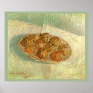 Apfelkörbe noch Leben von Vincent van Gogh Poster
