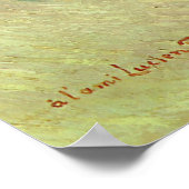 Apfelkörbe noch Leben von Vincent van Gogh Poster (Ecke)