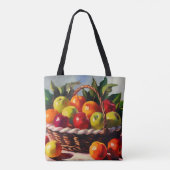 Apfelkörbe, Stillleben, Tasche (Rückseite)