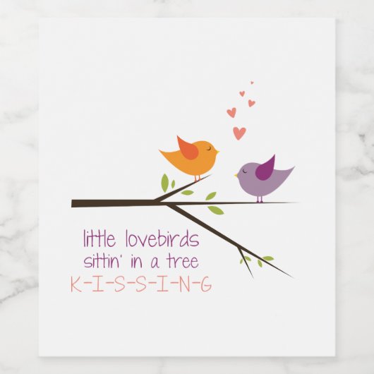 Apfelkörbe Weinetikett (Einzelnes Label)