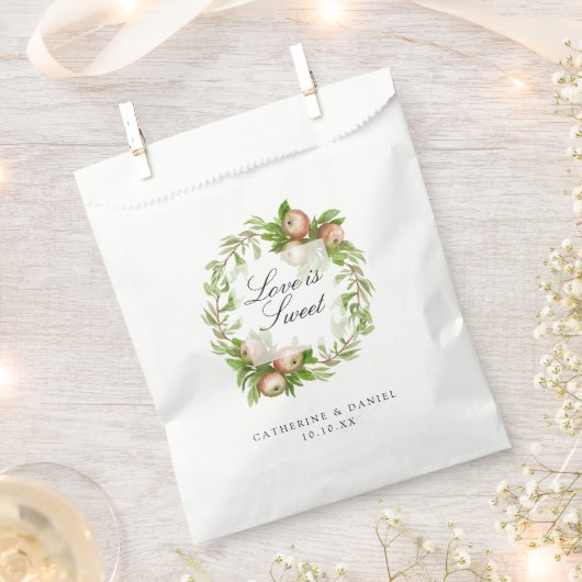 Apfelkranz-Gastgeschenk Hochzeit Geschenktütchen (Ausgeschnitten)