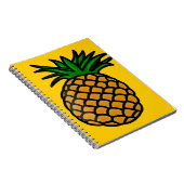 Apfelkuchen-25251 CARTOON PINEAPPLE JUMMY FRUI Notizblock (Rechte Seite)