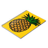 Apfelkuchen-25251 CARTOON PINEAPPLE JUMMY FRUI Notizblock (Linke Seite)