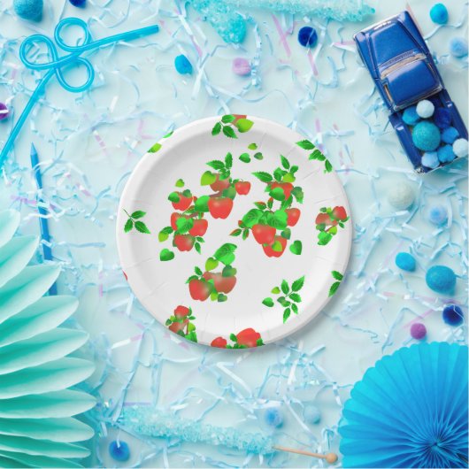 Apfelkuchen auf dem Bauernmarkt Pappteller (Party)