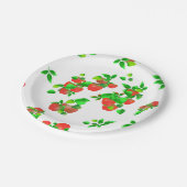 Apfelkuchen auf dem Bauernmarkt Pappteller (Schrägansicht)