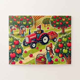 Apfelkuchen auf dem Hof Puzzle