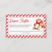 Apfelkuchen aus unserem Babyduschapparat Begleitkarte (Vorderseite)