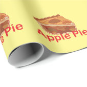 Apfelkuchen-Dessert Geschenkpapier (Rolleneckpunkt)