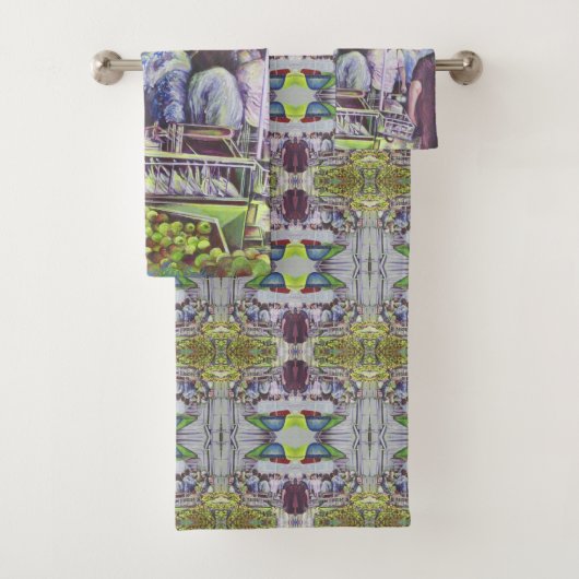 Apfelkuchen erfordert Äpfel Badhandtuch Set (Insitu)