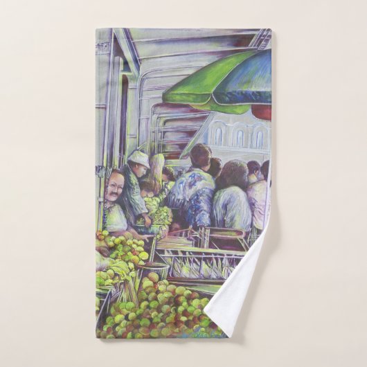 Apfelkuchen erfordert Äpfel Badhandtuch Set (Handtuch)