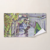 Apfelkuchen erfordert Äpfel Badhandtuch Set (Handtuch)