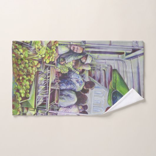 Apfelkuchen erfordert Äpfel Badhandtuch Set (Handtuch)