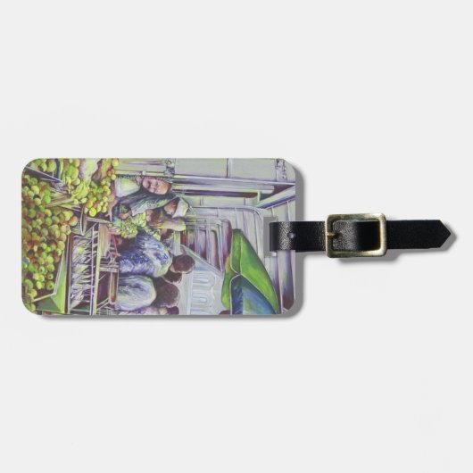 Apfelkuchen erfordert Äpfel Gepäckanhänger (Vorderseite horizontal)