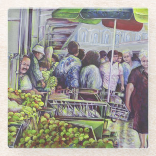 Apfelkuchen erfordert Äpfel Glasuntersetzer